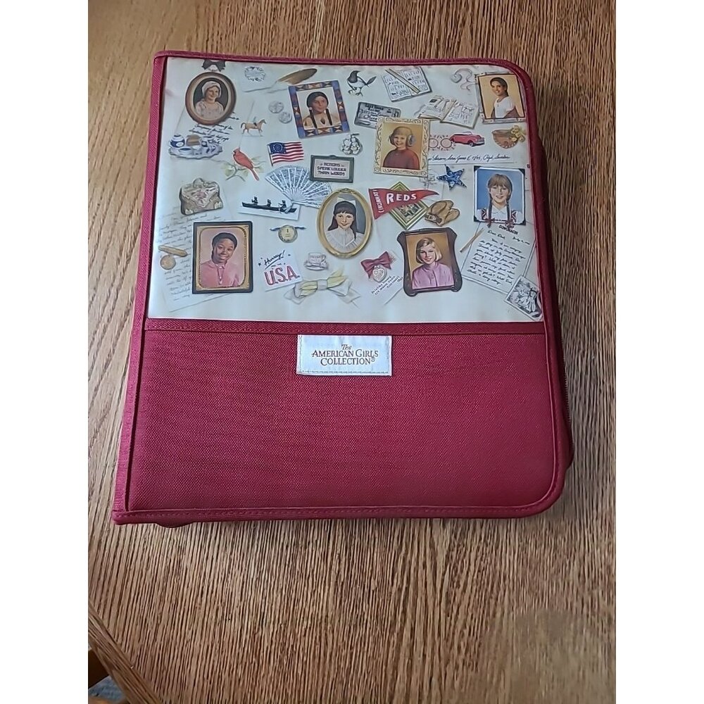 American Girl Red and Cream Organizer
